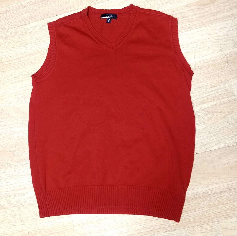 faconnable mens Sweater Vest size XL